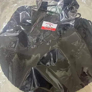 헬로키티 커피관 보아 복조리 백 블랙