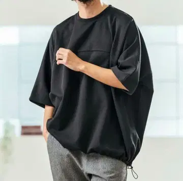 Tricot Mesh Drawcord T-shirts