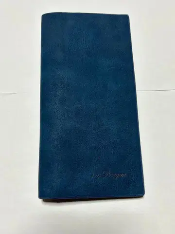 장지갑 네이비 슬림