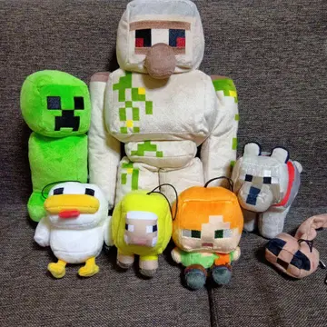 마인크래프트 봉제 인형 7개 세트 묶음 판매