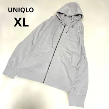유니클로 풀 집업 후드티 빅 사이즈 그레이 XL
