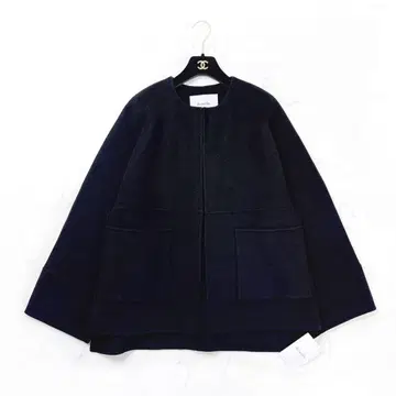 25년 미사용 GIRLISH St.cecilia 리버 울 코트 블랙