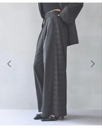 PAGEBOY 체크 MIX 팬츠