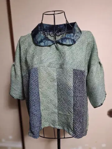 기모노 리메이크 166 시보리 블라우스