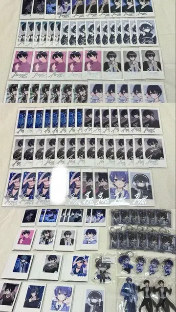 우타이테 suzu 폴라로이드풍 트레카 사인 아크릴 스탠드 아크릴 키링