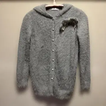 PINK HOUSE 후드 부착 롱 가디건