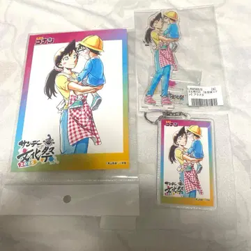 선데이 문화제 2025 아크릴 스탠드 명탐정 코난 유미란(모리 란) 세트