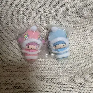 산리오 치비토모 눈의 정령 키링 리틀트윈스타 키키라라