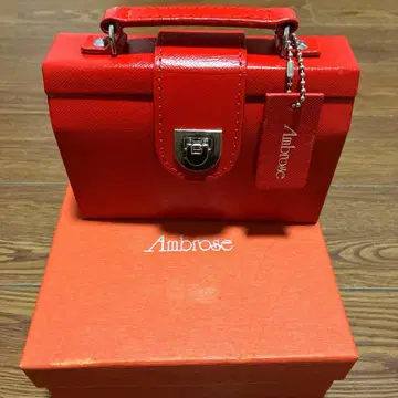 엄브로즈 백 모양 가죽 쥬얼리 박스 액세서리 케이스