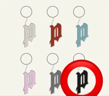 pointless journey LOGO key chain black