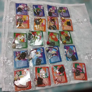 마네키네코 등 행운의 물건 스트랩 세트