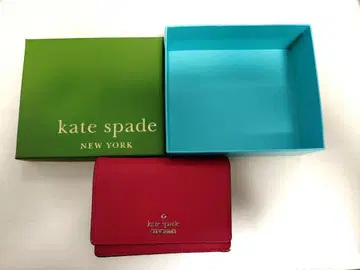 katespade newyork 이단 접이식 지갑 핑크