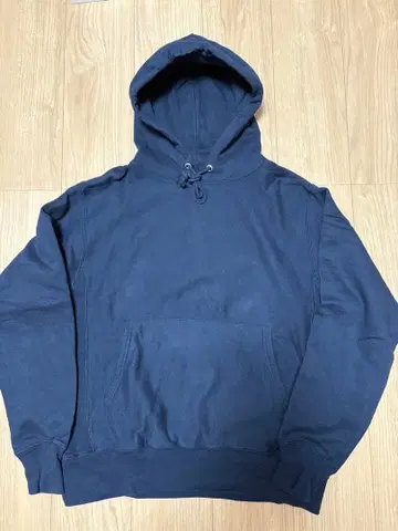 챔피온 S101 리버스 위브 후드티 맨투맨 단색 파랑 택