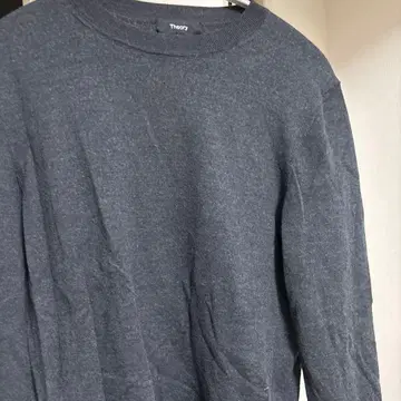 Theory 그레이 긴팔 니트