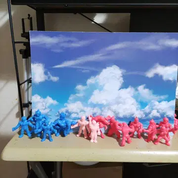 근육맨 지우개 여러가지 세트