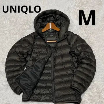 [ 새상품급 ] 유니클로 울트라 라이트 다운 후드티 3D 컷 올리브 M