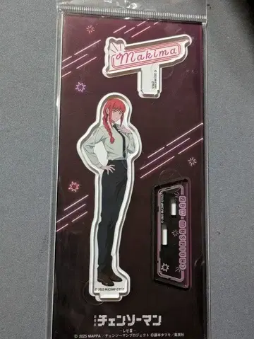 극장판 체인소 맨 레제편 마키마 아크릴 스탠드 네온