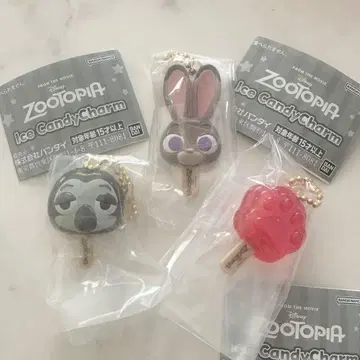 주토피아 아이스캔디 참 3개 세트