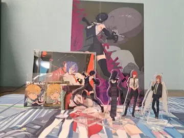 체인소 맨 스티커 아크릴 스탠드 아크릴 보드 CD 세트