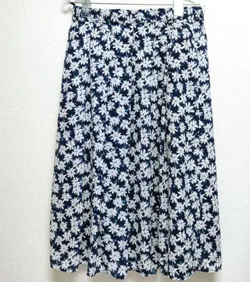 자유구 꽃무늬 롱 스커트 44