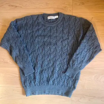 70s-80s 폴 스튜어트 케이블 니트