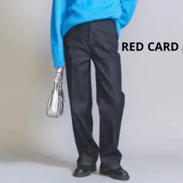 새상품급 RED CARD 레드카드 Tyler 루즈 스트레이트 24ss