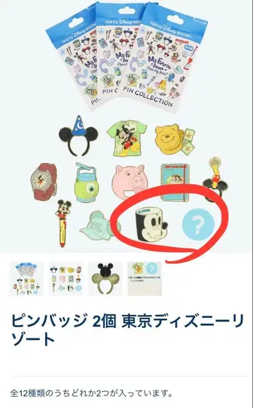 디즈니 핀 배지 컬렉션 시크릿 세트