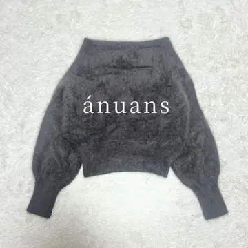 새상품급 anuans 라쿤 오프숄더 니트 풀오버 정가 3.3