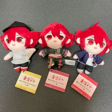 카사네 테토 봉제 인형 마스코트 vol.2 전 3종 세트