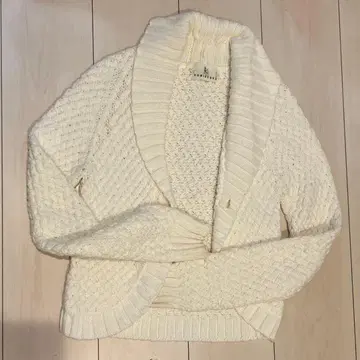 KUMIKYOKU 아이보리 니트 가디건 사이즈 2