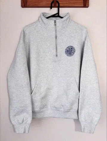 HUF 그레이 XXL 사이즈 하프 지퍼 트레이닝복