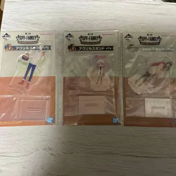 스파이 패밀리 제일복권 아크릴 스탠드 7종 세트 컴플리트 세트