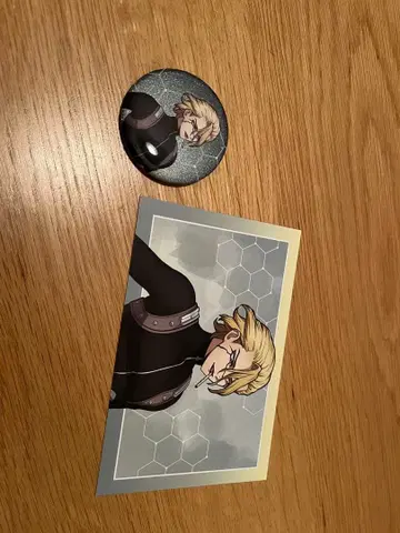 Dr.STONE 스탠리 캔뱃지 엽서 세트 보행 ver.