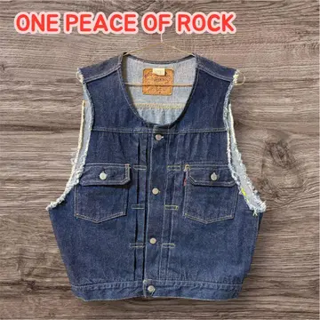 [ 새상품급 ] 원피스 오브 록 데님 베스트 L 사이즈