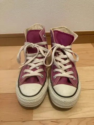 새상품급 CONVERSE 컨버스 ALL STAR 퍼플 하이컷 23cm