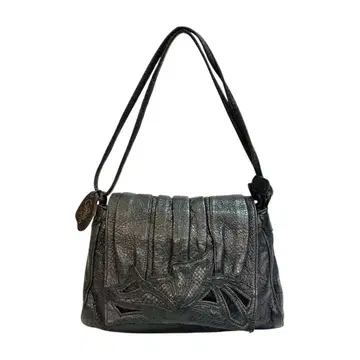 구하기 어려움 IBIZA Czarda 블랙 플랩 핸드백