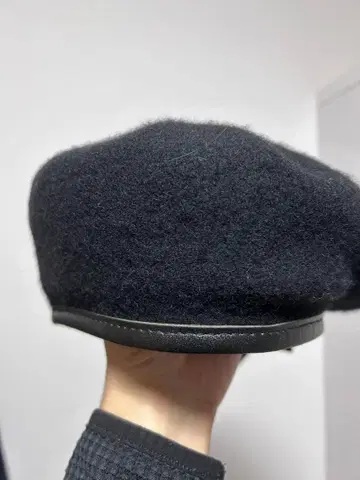 미군 실물 울 베레모 블랙 7 3/8 00년대 미군