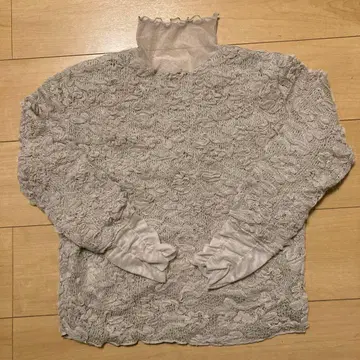 비드로포엠 비드로 긴팔 티셔츠 일본제 레이스 프릴