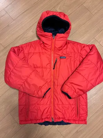2001년제 patagonia 더스 파카 팝 오렌지 XS