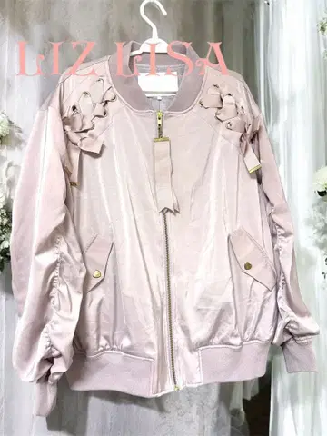 LIZ LISA 블루종 핑크색