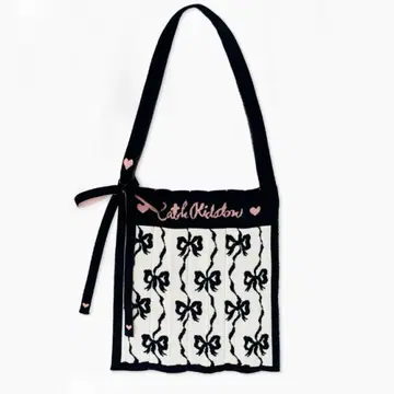 미사용 새상품 Cath Kidston 리본 무늬 토트백 쇼핑백 포함