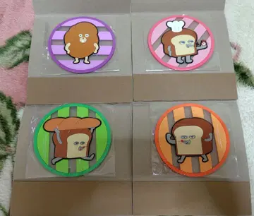 빵도둑 클리어 러버 코스터 4종 세트