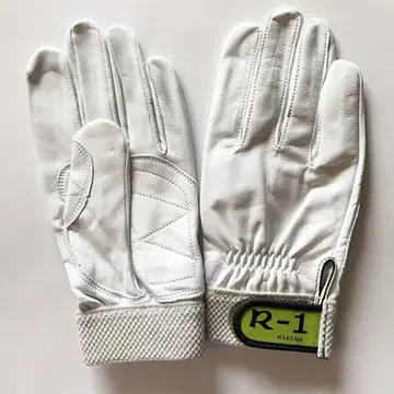 HAKUBA R-1 라무 가죽 장갑 화이트