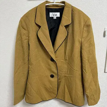 레어 Le Suit 테일러드 자켓 사이즈 16 브라운