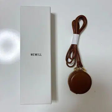 WEWILL 위윌 가죽 목걸이 micro moon 마이크로 문