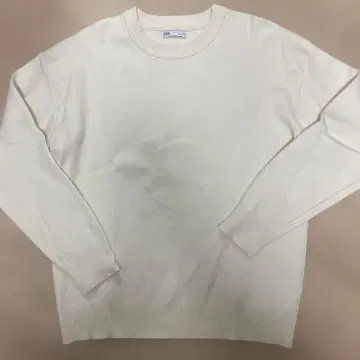 ZARA 크림색 니트 스웨터 L