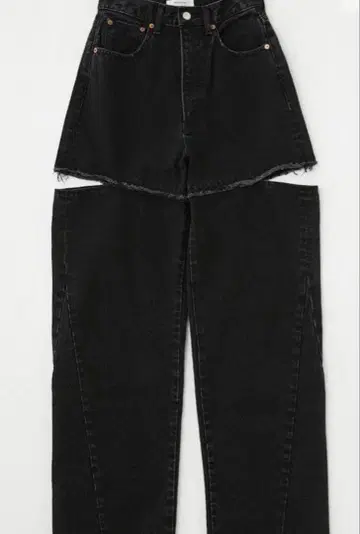 moussy CUT OUT 데님