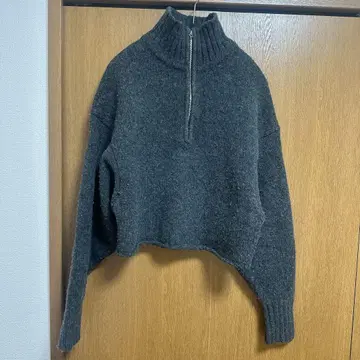 투데이풀 바 퍼 지퍼 니트