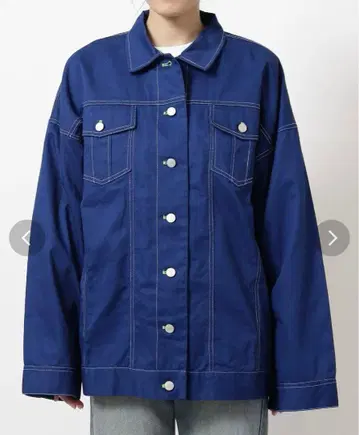 블루 데님 자켓