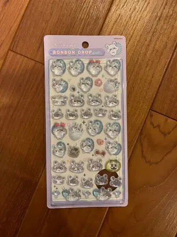 치이카와 (먼작귀) 모자 꽁지 드롭 씰 모몽가 미개봉 새상품